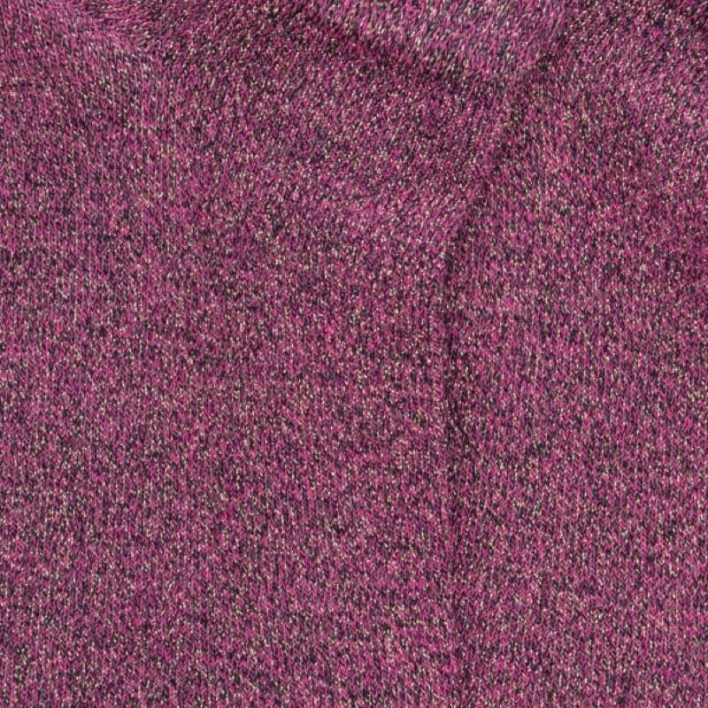 Socquettes femme en coton avec effet brillant - Rose charme | Doré Doré