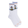 Chaussettes hommes à bouclettes - Motif ancre | Doré Doré