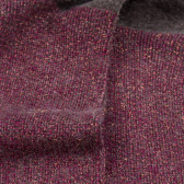 Chaussette laine Angora et lurex brillant - Framboise | Doré Doré