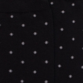 Chaussettes en laine motif cravate - Noir | Doré Doré