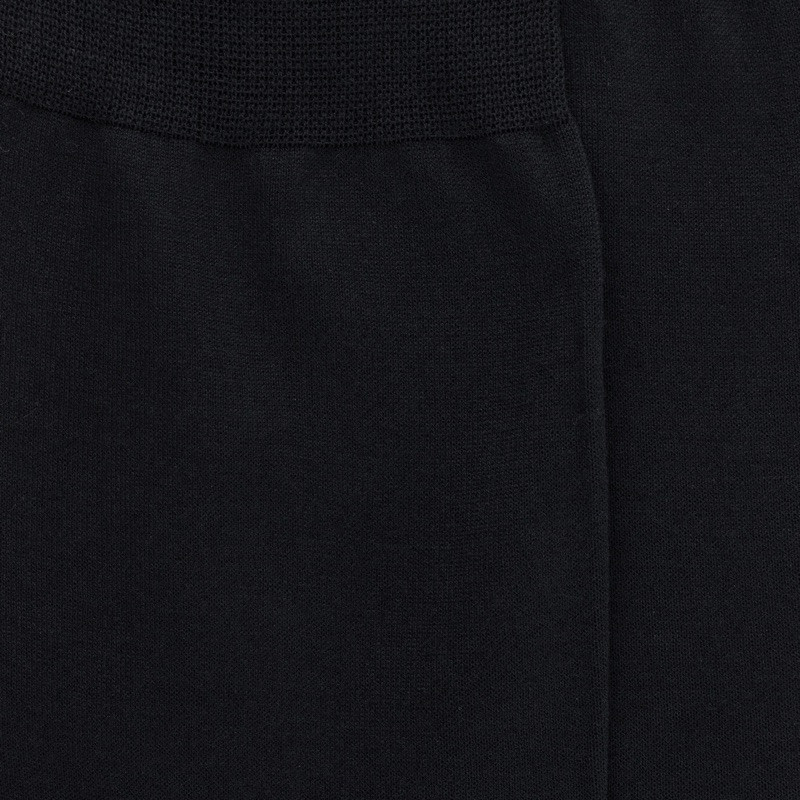 Lot de 7 paires de chaussettes pur fil d'écosse en maille jersey - Noir | Doré Doré