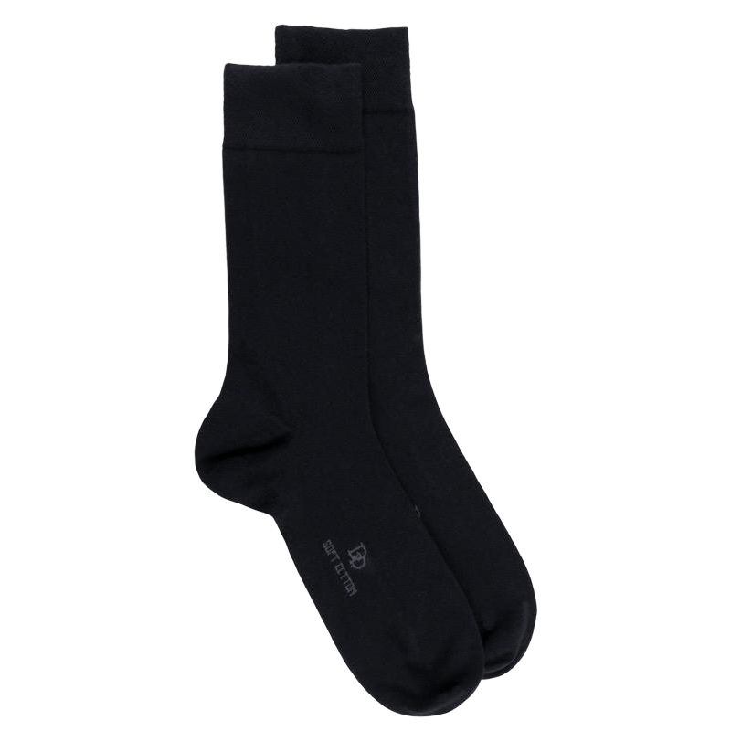 Lot de 7 paires de chaussettes Soft Coton dont 1 gratuite - Noir | Doré Doré