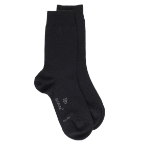 Lot de 7 paires de chaussettes femme Sensation en laine et coton - Noir