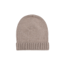 Bonnet en laine mérinos et cachemire - Beige