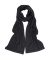 Écharpe unisexe en laine et cachemire - Gris anthracite
