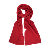 Écharpe unisexe en laine et cachemire - Rouge Ponceau | Doré Doré