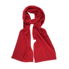 Écharpe unisexe en laine et cachemire - Rouge Ponceau | Doré Doré