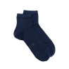 Socquettes homme Light en fil d'écosse - Bleu
