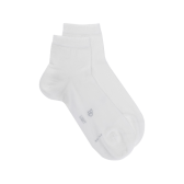 Socquettes homme Light en fil d'écosse - Blanc | Doré Doré