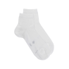 Socquettes homme Light en fil d'écosse - Blanc | Doré Doré