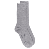 Chaussettes homme Eureka en coton égyptien - Gris rocheux | Doré Doré