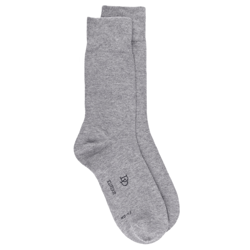 Chaussettes homme Eureka en coton égyptien - Gris rocheux | Doré Doré