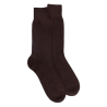 Chaussettes homme en laine et cachemire - Marron Chocolat
