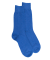 Chaussettes homme en laine et cachemire - Bleu France