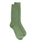 Chaussettes homme en laine et cachemire - Vert tremble