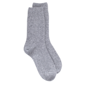 Chaussettes femme Douceur en laine mérinos et cachemire - Gris | Doré Doré