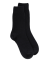 Chaussettes femme Douceur en laine mérinos et cachemire - Noir
