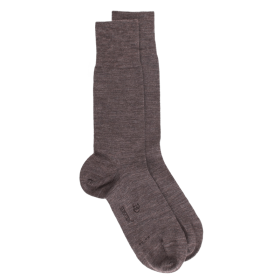 Chaussettes homme Sensation en laine mérinos & Coton égyptien - Loutre | Doré Doré