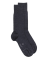Chaussettes homme Sensation en laine mérinos & Coton égyptien - Gris anthracite