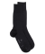 Chaussettes homme Sensation en laine mérinos & Coton égyptien - Noir