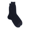 Chaussettes homme luxe en pur fil d'écosse extra fin - Bleu marine foncé
