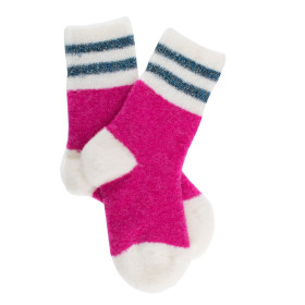 Lot de 3 paires de chaussettes pour enfant 35-38 - Unisexe - Doublure en  polaire chaude et épaisse - Avec 3, Blanc., 0-2 ans : : Mode