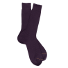 Chaussettes Homme luxe en laine mérinos extra fine - Violet foncé