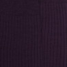 Chaussettes luxe couleur Violet foncé en laine mérinos