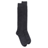 Mi-bas homme douceur en laine et cachemire - Gris anthracite