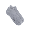 Socquettes sport homme en coton à bouclettes - Gris clair