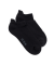 Socquettes femme en coton bouclette - Noir