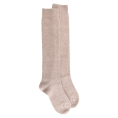 Mi-bas homme douceur en laine et cachemire - Beige chrysalide | Doré Doré