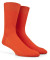 Chaussettes Homme côtelées en pur fil d'Ecosse - Orange