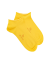 Socquettes femme et fines en coton égyptien - Jaune