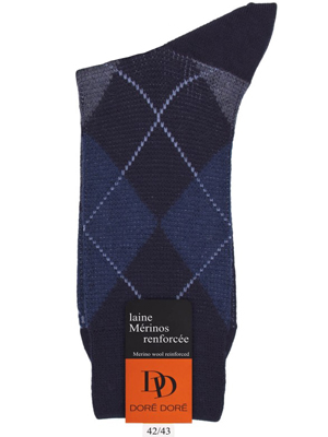 Chaussettes jacquard pour homme